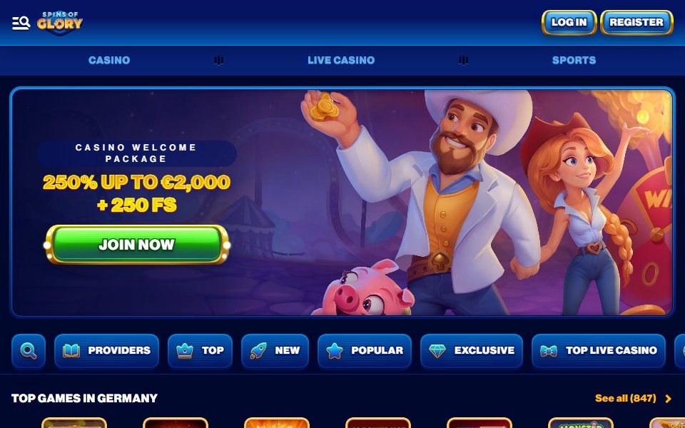 Spins of Glory Casino